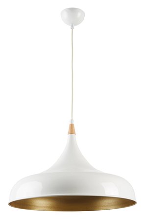RİOLİGHT RETRO BEYAZ İÇİ SARI METAL SARKIT ÇAP: 45CM