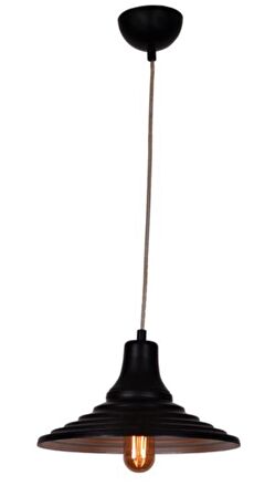 RİOLİGHT SİYAH İÇİ BEYAZ TEKLİ METAL SARKIT