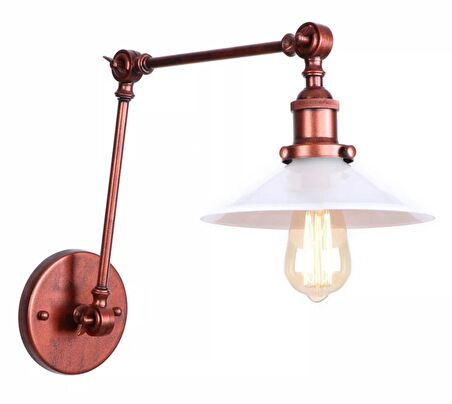 RİOLİGHT BAKIR ÜÇ MAFSALLI HAREKETLİ BEYAZ METAL BAŞLIKLI APLİK