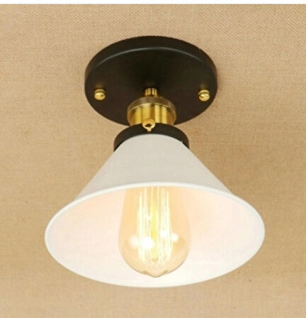 RIOLİGHT RETRO METAL TEKLİ RUSTİK TAVAN PLOFONYER