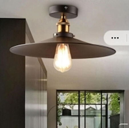 RİOLİGHT RETRO TAVAN PLOFONYER AVİZE ÇAP: 38CM