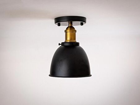 RİOLİGHT RETRO TEKLİ METAL TAVAN PLOFONYER AVİZE