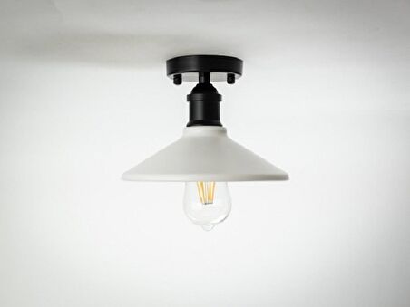 RİOLİGHT  RETRO TEKLİ METAL PLOFONYER AVİZE ŞAPKA ÇAPI: 22CM