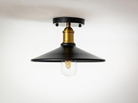 RİOLİGHT RETRO TEKLİ METAL PLOFONYER AVİZE ŞAPKA ÇAPI: 28CM