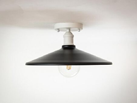 RİOLİGHT RETRO TEKLİ METAL PLOFONYER AVİZE ŞAPKA ÇAPI: 38CM