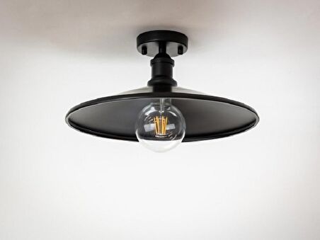 RİOLİGHT RETRO TEKLİ METAL PLOFONYER AVİZE ŞAPKA ÇAPI: 38CM