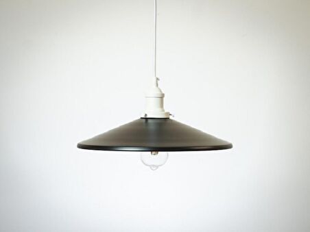 RİOLİGHT RETRO TEKLİ METAL SARKIT AVİZE ŞAPKA ÇAPI: 38CM