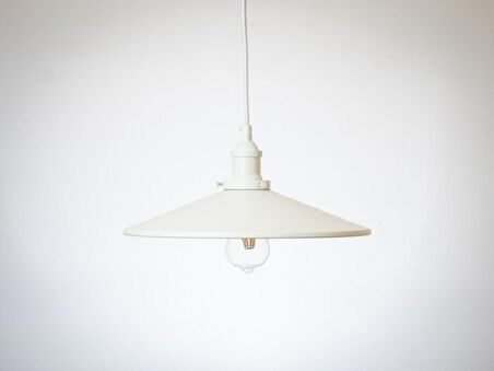 RİOLİGHT RETRO TEKLİ METAL SARKIT AVİZE ŞAPKA ÇAPI: 38CM