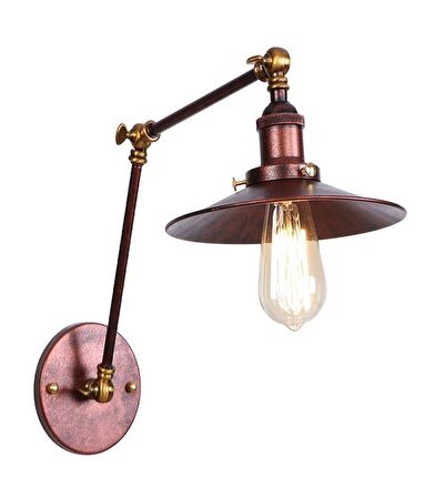 RİOLİGHT RETRO BAKIR ESKİTME HAREKETLİ BAŞLIK APLİK ÇAP:22CM
