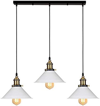 RİOLİGHT RETRO MASA ÜSTÜ METAL SARKIT AVİZE TABAN ÇAPI: 60CM