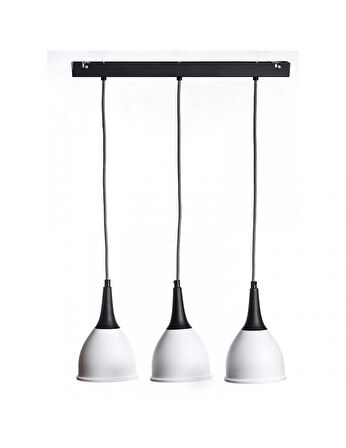 RİOLİGHT RETRO ÜÇLÜ MASA ÜSTÜ SARKIT AVİZE TABAN ÇAPI: 60CM