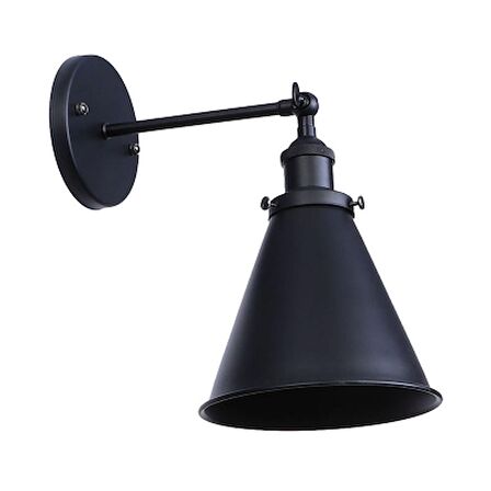 RİOLİGHT RETRO SİYAH METAL APLİK