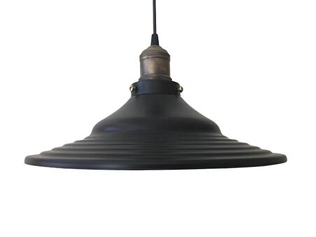 RİOLİGHT RETRO METAL SARKIT AVİZE RUSTİK TEKLİ AVİZE ÇAP: 36 CM