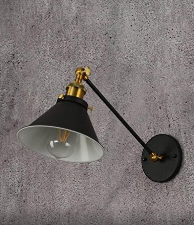 RİOLİGHT RETRO ÇİFT MAFSALLI HAREKETLİ BAŞLIK METAL DUVAR APLİĞİ