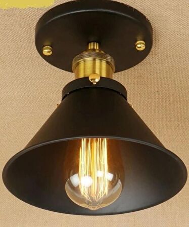 RİOLİGHT RETRO TEKLİ METAL PLOFONYER AVİZE