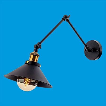 RİOLİGHT RETRO ÜÇ MAFSALLI HAREKETLİ BAŞLIK METAL APLİK ÇAP: 22CM