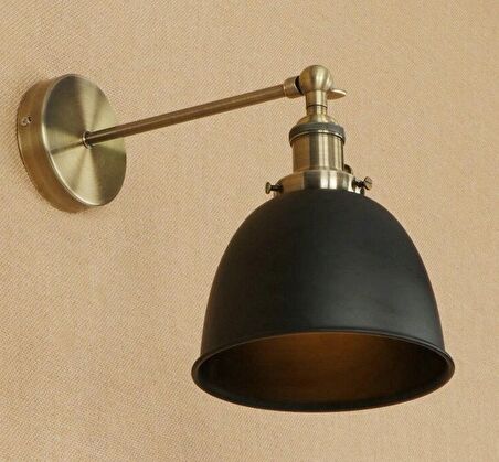 RİOLİGHT RETRO MAFSALLI HAREKETLİ BAŞLIK METAL DUVAR APLİK