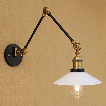 RİOLİGHT RETRO ÜÇ MAFSALLI HAREKETLİ BAŞLIK METAL APLİK ÇAP: 22CM