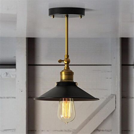 RİOLİGHT RETROESKİTME MAFSALLI HAREKETLİ BAŞLIK PLOFONYER AVİZE ŞAPKA ÇAPI:22CM
