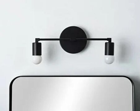  RİOLİGHT MODERN İKİLİ METAL APLİK