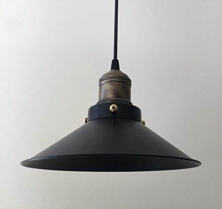 RİOLİGHT SİYAH METAL SARKIT ÇAP:23 CM
