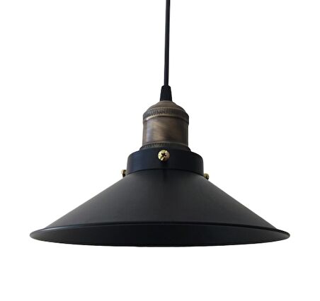 RİOLİGHT SİYAH METAL SARKIT ÇAP:23 CM