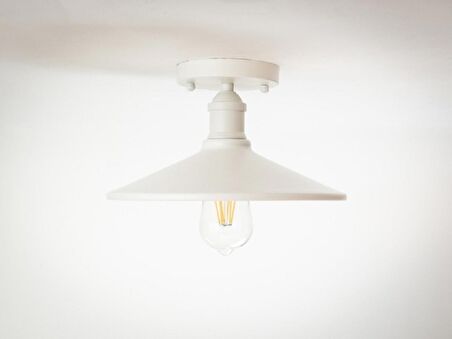 RİOLİGHT RETRO12,RUSTİK MUTFAK,ODA,KOLİDOR İÇİN TEKLİ METAL SARKIT PLOFONYER AVİZE ÇAP:28CM