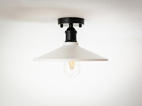RİOLİGHT RETRO14,RUSTİK MUTFAK,ODA,KOLİDOR İÇİN TEKLİ METAL SARKIT PLOFONYER AVİZE ÇAP:28CM