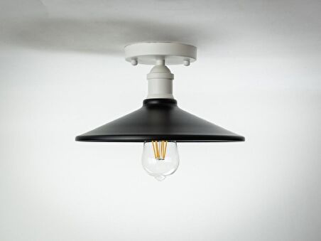 RİOLİGHT RETRO15,RUSTİK MUTFAK,ODA,KOLİDOR İÇİN TEKLİ METAL SARKIT PLOFONYER AVİZE ÇAP:28CM