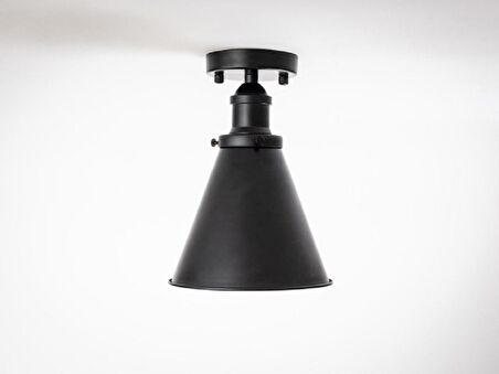 RİOLİGHT RETRO3,RUSTİK,VİNTAGE HOL,MUTFAK,ODA,CAFE İÇİN 1XE27 DUYLU TEKLİ METAL PLOFONYER AVİZE