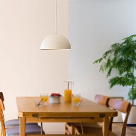 RİOLİGHT RETRO,RUSTİK,MODERN BEYAZ ODA,MUTFAK,CAFELER İÇİN TEKLİ METAL SARKIT AVİZE ÇAP:30CM