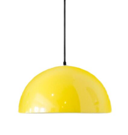 RİOLİGHT MODERN SARI İÇİ BEYAZ TEKLİ METAL SARKIT AVİZE ÇAP:30CM