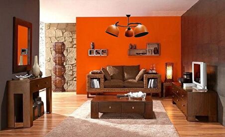 RİOLİGHT RETRO,RUSTİK,VİNTAGE,MODERN 3XE27 DUYLU TURUNCU BAŞLIK METAL SARKIT AVİZE
