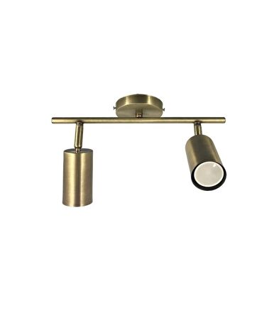 RİOLİGHT LED SPOT,LED AVİZE ESKİTME GÖVDE 2XGU10 DUYLU 5W 2700K 360 DERECE HAREKETLİ BAŞLIK SPOT