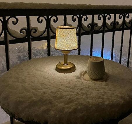 RİOLİGHT RETRO,RUSTİK,VİNTAGE LEDLİ PİLLİ ABAJUR GECE LAMBASI