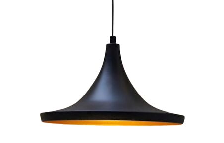 RİOLİGHT SİYAH İÇİ SARI METAL SARKIT ÇAP: 36 CM