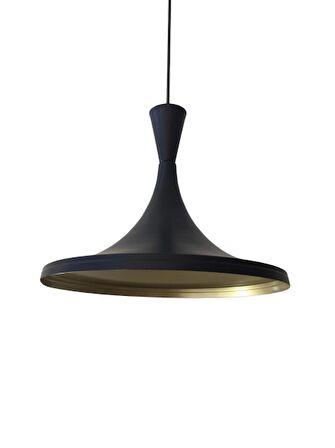 RIOLIGHT SİYAH İÇİ SARI METAL SARKIT ÇAP: 36CM