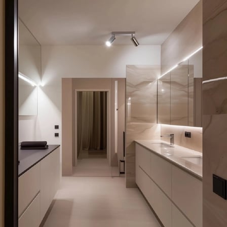 RIOLİGHT MODERN1 KROM1 MAFSALLI HAREKETLİ BAŞLIK 2XGU10 DUYLU LED SPOT AVİZE(AMPÜL DAHİL)