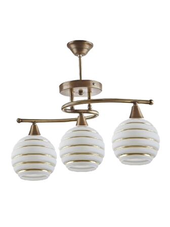 RİOLİGHT RETRO ESKİTME ÜÇLÜ AVİZE