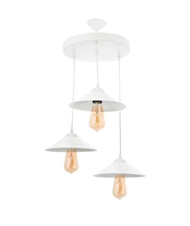 RİOLİGHT ÜÇLÜ METAL SARKIT ÇAP: 30CM