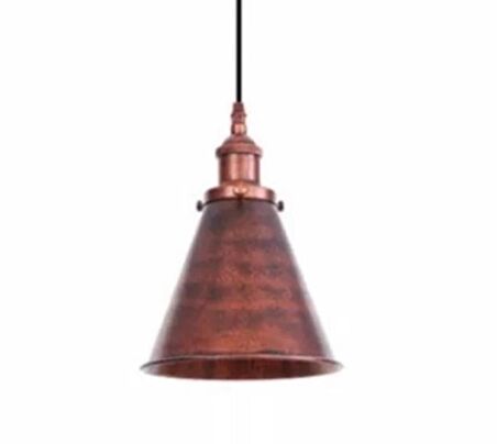 RİOLİGHT RETRO BAKIR ESKİTME TEKLİ METAL SARKIT