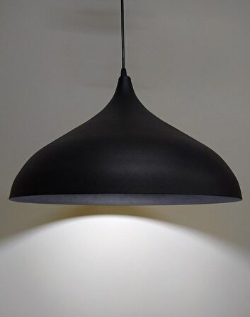 RİOLİGHT RETRO SİYAH İÇİ SİYAH TEKLİ METAL SARKIT