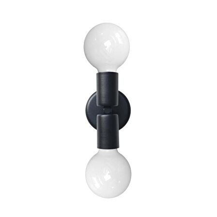 RİOLİGHT RETRO İKİLİ METAL DUVAR APLİK