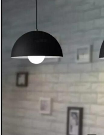 RİOLİGHT RETRO METAL TEKLİ SARKIT AVİZE ÇAP: 30CM