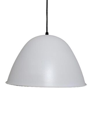 RİOLİGHT RETRO BEYAZ İÇİ GOLD TEKLİ METAL SARKIT ÇAP:28CM