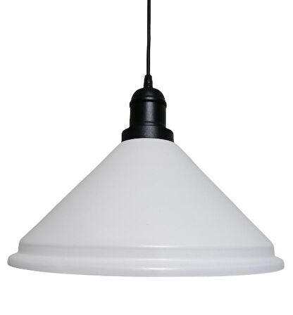 RİOLİGHT RETRO BEYAZ İÇİ GOLD TEKLİ METAL SARKIT ÇAP: 33CM