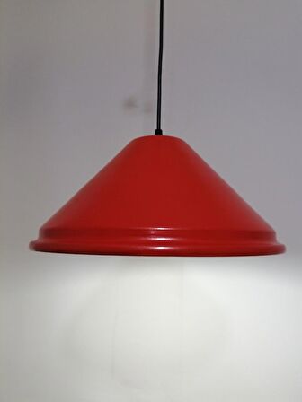 RİOLİGHT RETRO KIRMIZI İÇİ GOLD TEKLİ METAL SARKIT ÇAP: 33CM