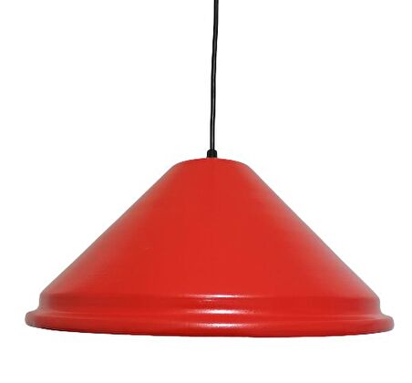 RİOLİGHT RETRO KIRMIZI İÇİ GOLD TEKLİ METAL SARKIT ÇAP: 33CM