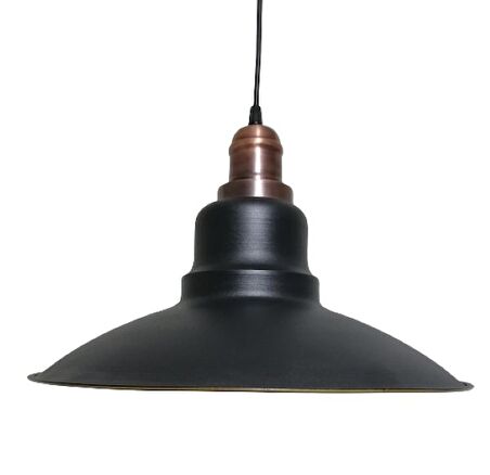 RİOLİGH RETRO SİYAH İÇİ GOLD TEKLİ METAL SARKIT ÇAP: 37CM