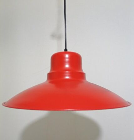 RİOLİGHT RETRO KIRMIZI İÇİ GOLD TEKLİ METAL SARKIT ÇAP: 37CM